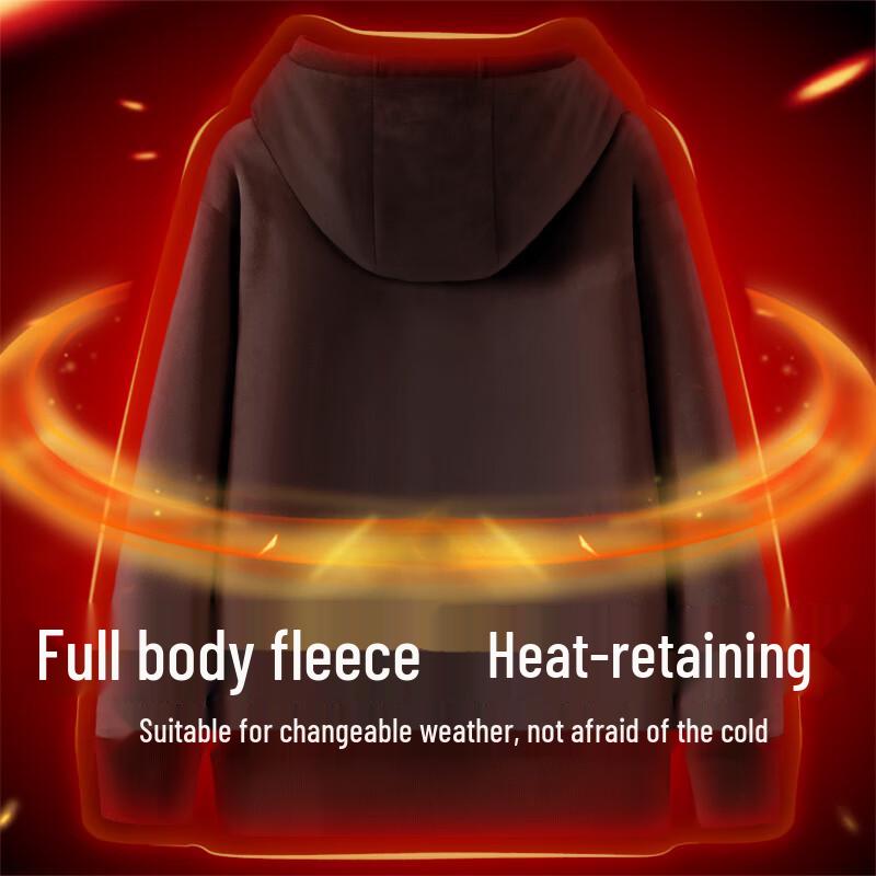 Jeanswest Men's Fleece Lined Hooded Sweatshirt