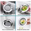Stainless Steel Sink Drain Strainer Kitchen Sink Anti Clogging Drain Strainer Sink Floor Drain Anti Clogging Magic Anti Odor