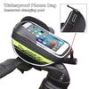 New Motorcycle ATV Handlebar Mount Holder Storage Bag Green For GPS Phone