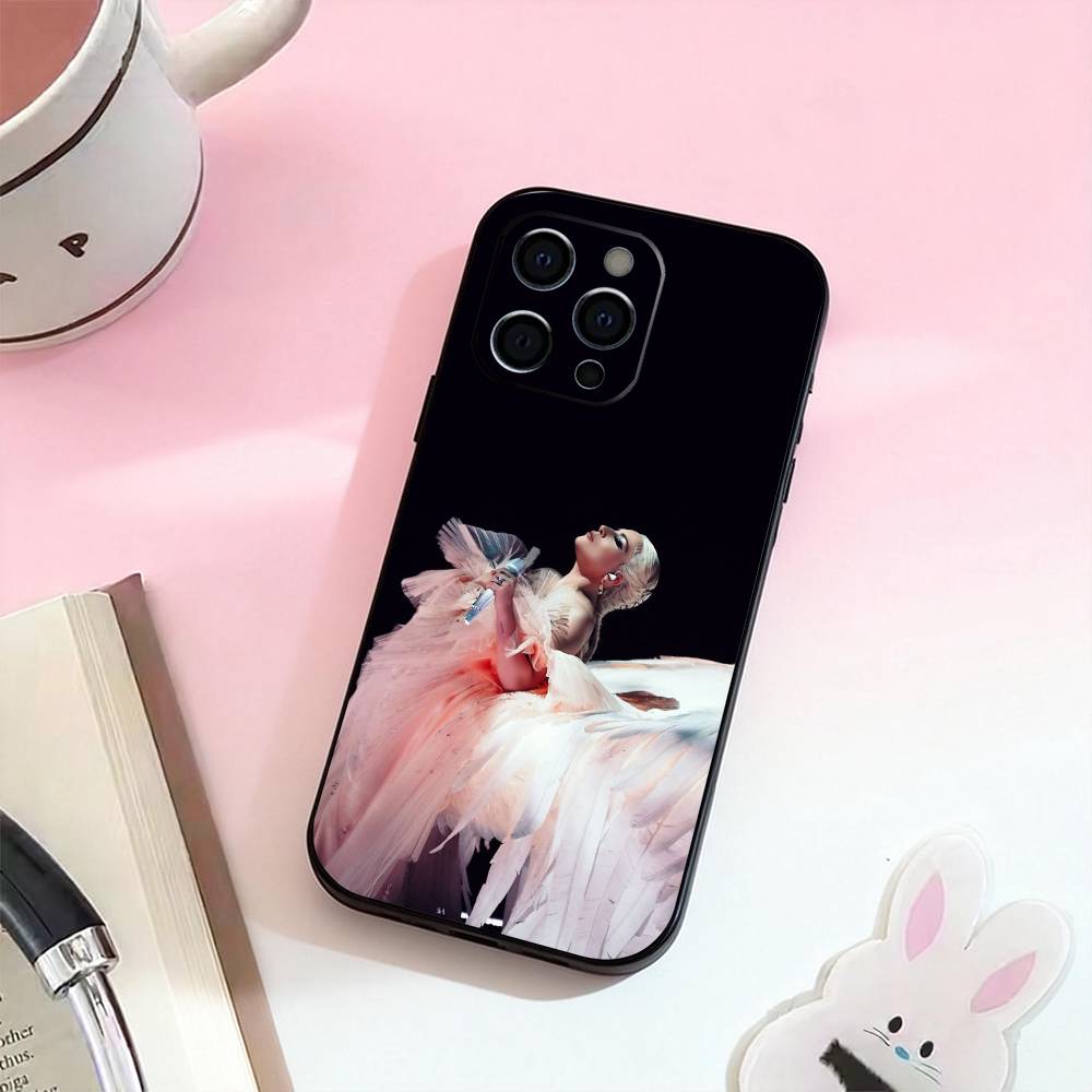 L-Lady Singer G-Gaga Phone Case Silicone Soft For IPhone 17,16,15,14,13,12,11,XS,Plus Pro Max