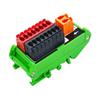 1 Input 4/6/8 Output Power Distribution Box DIN Rail Mount Terminal Block 99V/220V 20A Distribution Box for DC AC Power Supply