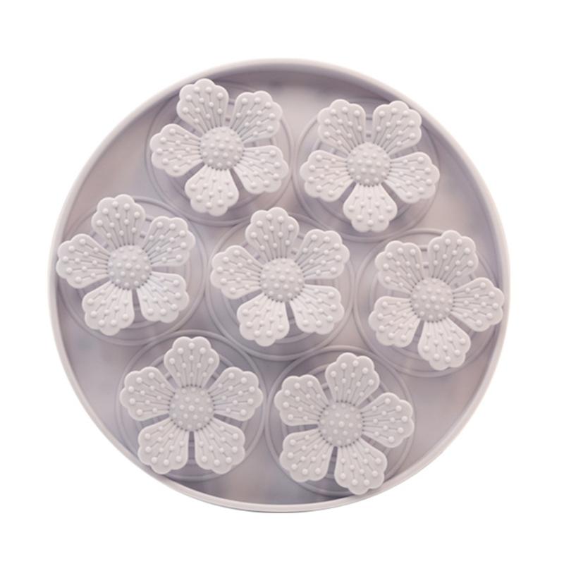 

Dog Treat Dispensing Snuffle Toy Silicone Chew Toy for Puppies Teething Soft Cute Flower Toy for Small Medium Dogs 1