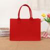Custom Logo Felt Tote Bag - Large Capacity, Commute-Friendly, Xiaohongshu Style