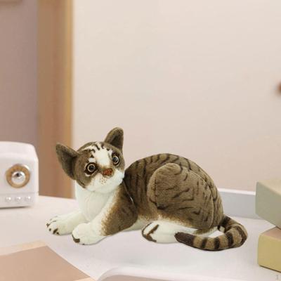 Stuffed Animal Toys Cute Cats Doll Comfortable Birthday Gifts Animals Pillow Lifelike Cat for