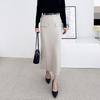 New Arrivals Open Run Wool Skirt Winter Formal Long Skirt