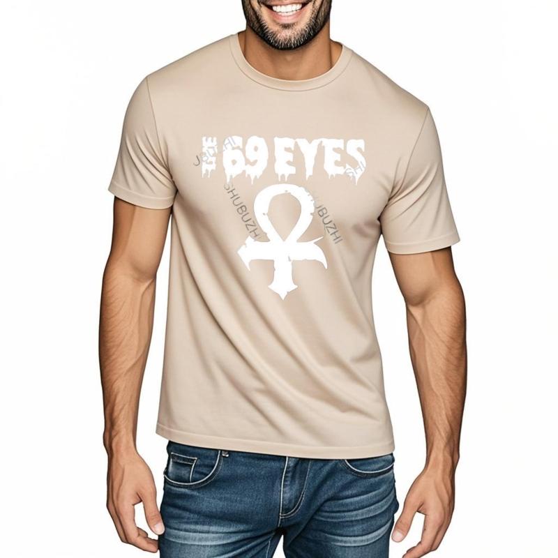 Men Cotton Teeshirt Summer Casual T-Shirt Brand Clothing 69 EYES Vintage T-shirt Top Gift Male Classic T-shirt T-SHIRT Basic Tee