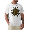 Vintage Sun Tshirt Abstract Pattern Print Top