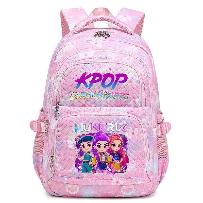 Kpop Korean version of small fresh backpack, college style trend, primary and secondary school student schoolbag, light and large capacity