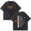 Rapper Ryan Castro Sende Latam Album Tour 2026 Magliette Stampate Unisex Unisex Hip Hop T Shirt Estive Cotone Ampio Vintage Lavate T-shirt