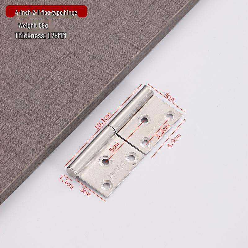 Removable 304 Stainless Steel Flag Hinge for Bathroom and Fire Doors