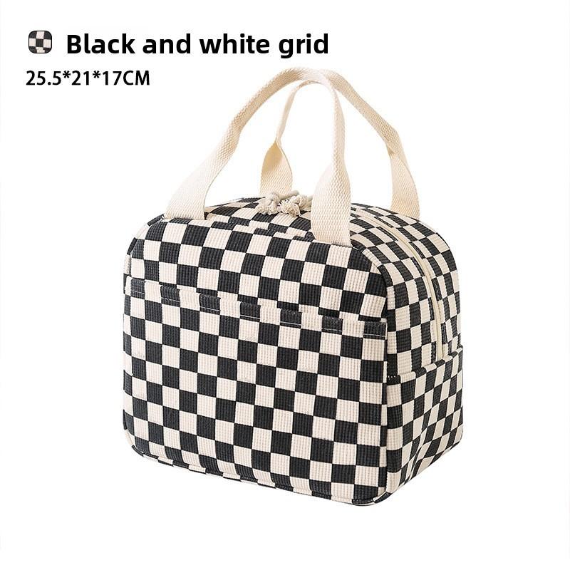 Chenille Lunch Bag For Students And Professionals With Insulated Waterproof Design For Portable Use