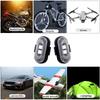 1/6PC Car Motorcycle RGB LED Strobe Lights LED Flash Position Wireless Light Aircraft Airplane Helicopter Warning Lights