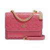New Klare Leather Messenger Bag Shoulder Bag Crossbody Bag Small Size Women's Pink CH593-IMT9Z