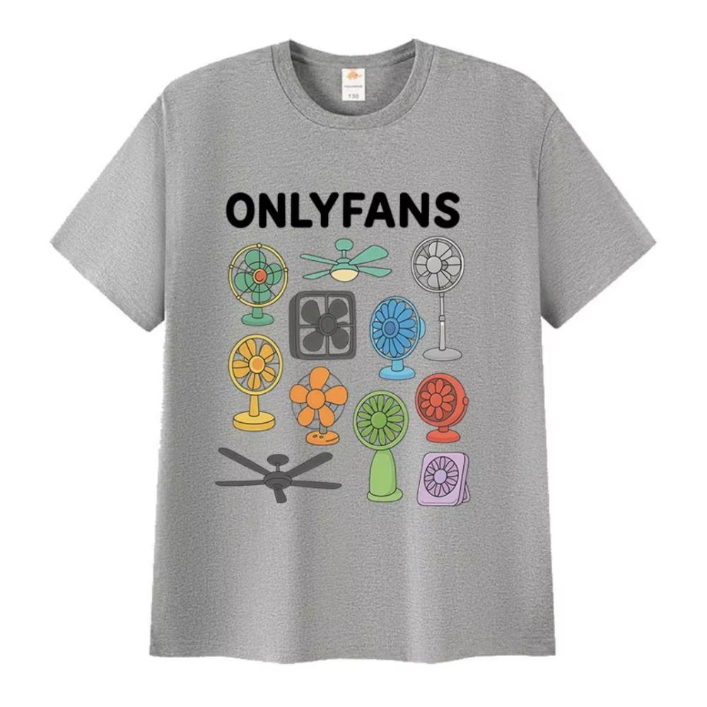 Vtipná OnlyFans Meme Trička Pánská Dámská Humor O-výstřih Oblečení Tričko s krátkým rukávem Retro Móda Vysoce kvalitní Bavlněné tričko Topy