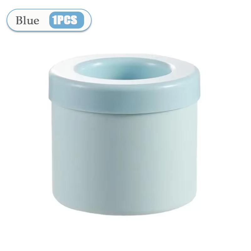 

1шт силиконовая форма для кубиков льда с крышкой цилиндрическое ведерко для кубиков льда мини герметичная многоразовая посуда для вечеринок и баров бытовые кухонные принадлежности