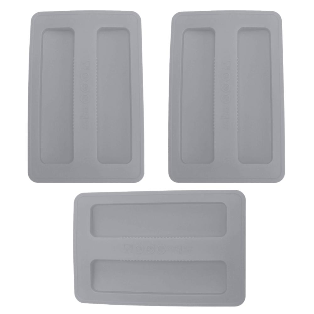 3pcs Soft Flexible Silicone Toaster Cover Reusable Toaster Dust Cover  For Bread Sandwich Machine