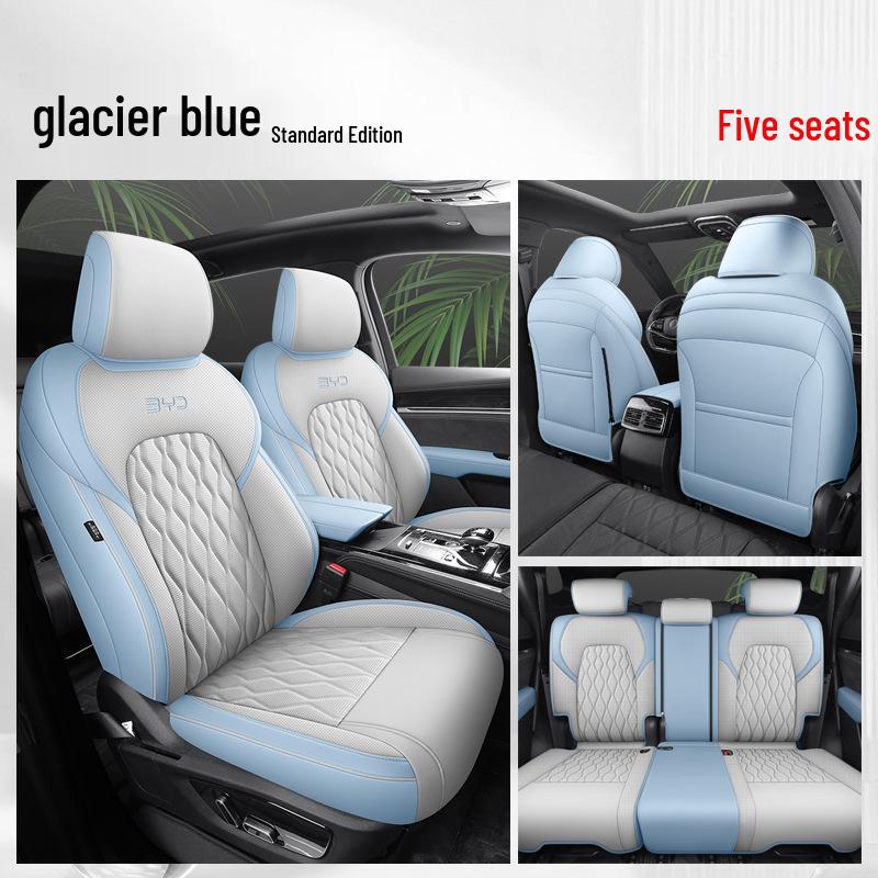 BYD Tang Full Leather Car Seat Cushion: Fits 5, 6, 7-Seater Models