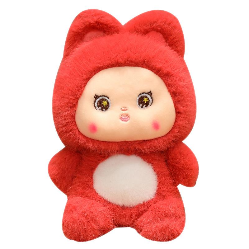 Mushroom Bunny Doll Wearing Hat Giant Panda Doll Plush Toy Children Girl Rag Doll Gift