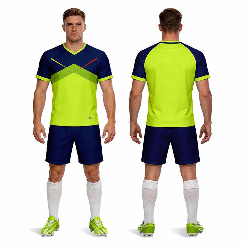 Adult Football Kit: Quick-Drying, Moisture-Wicking, Fast-Drying Short Sleeve Sportswear