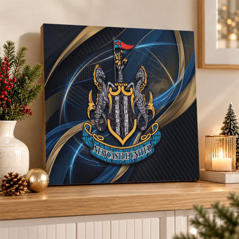 Zestaw do Malowania Diamentami Newcastle United Football 5D Pełne Wiertło DIY Mozaika Diamentowa Sztuka Ścienna Dekoracja Domu