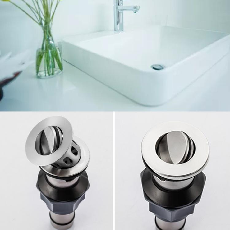 Universal Wash Basin Bounce Drain Filter Anti Clogging Flip Top Drainer Filter