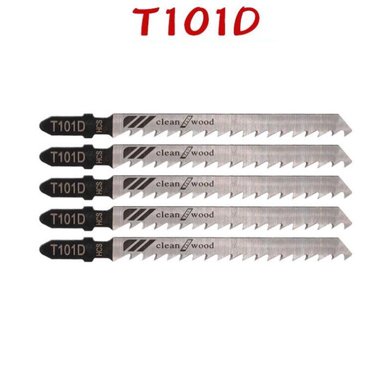 

Набор из 5/10 полотен для лобзика с Т-образным хвостовиком HCS, различные полотна для лобзика по дереву, пластику и металлу для Black & Decker Metabo T101D 5PCS