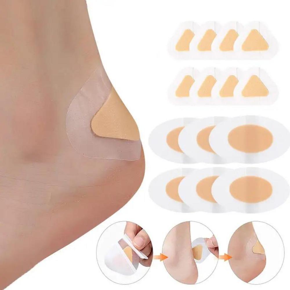 Gel Heel Protector Foot Patches Adhesive Blister Pads Heel Liner Shoes Stickers Pain Relief Plaster Foot Care Cushion Grip