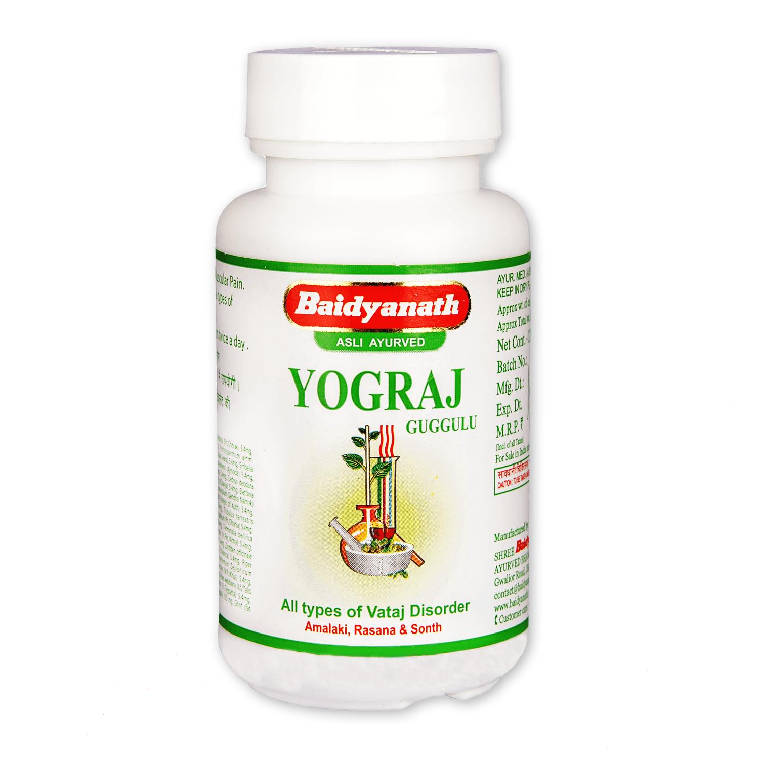 

Йогарадж Гуггул (120 таб), Yograj Guggulu, Baidyanath