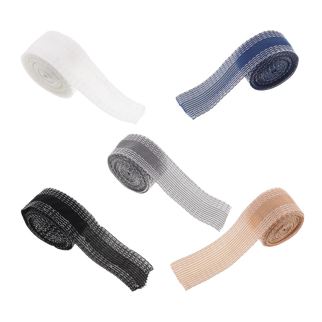 5 Rolls Pants Hem Tape Self Adhesive No Sew Iron on Hemming Tape for Quick Hem Repair Jeans Trousers Skirts DIY Clothing