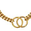 Large Dog Chain Collar Training Stainless Steel Chew Proof Necklace Choker