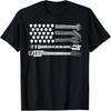 Lets Rock Rock N Roll Guitar Retro USA FLAG T-Shirt for Women Kids Men