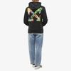 OFF WHITE Brush Arrows Slim Skate Hoodie OMBB097S23FLE0041084