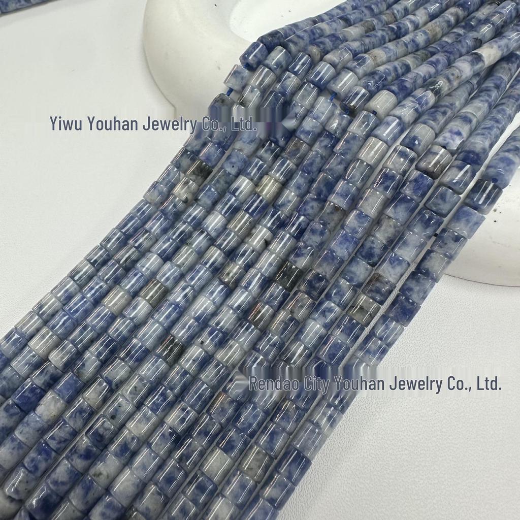 4x4mm Natural Stone Cylinder Beads for Handmade DIY Jewelry, Bracelets & Necklaces