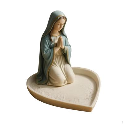 Modlící se soška Odkladač na šperky Držák na růženec Vánoční figurka Socha pro prsteny