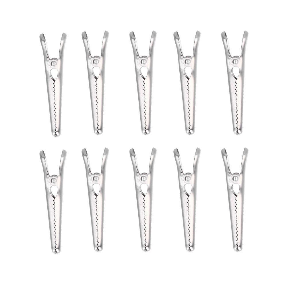 10 PCS Silver Bag Sealing Clip Food Storage Bag Clip  Snacks Storage Bread Storage