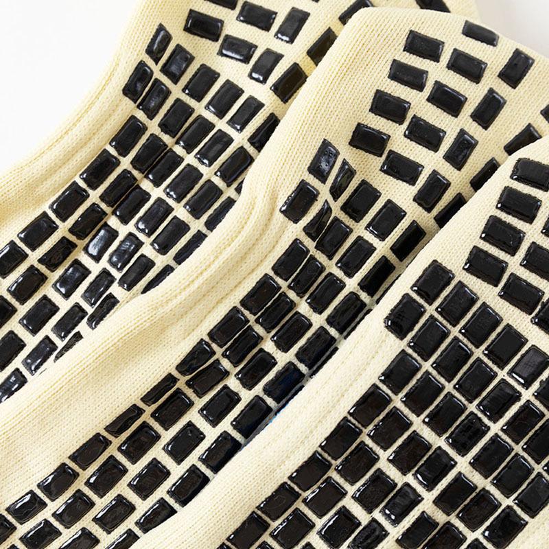 Male Spring and Autumn Thick Silicone Bottom Yoga Football Glue Non Slip Tube Socks