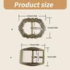 Fashion Carved Floral Pattern Belt Buckle Replacing Component Easy to Use Heavy Rock Belt Buckle Replacements for Adult