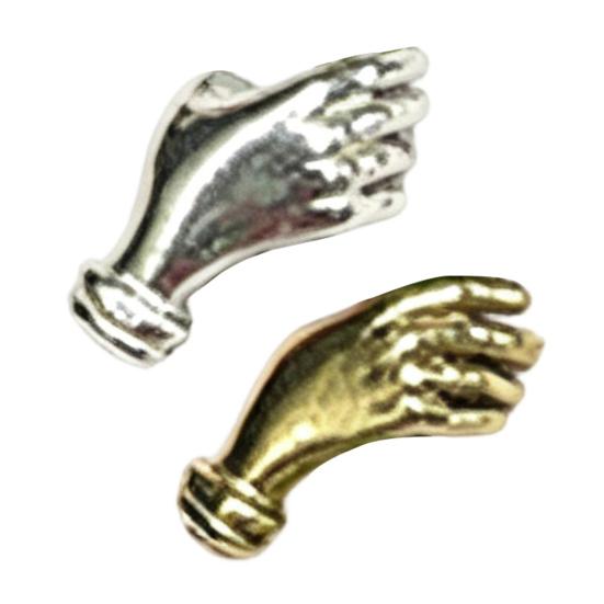Broche Speld Verse Bloemen Compacte Legering Bloemenhouder Handvormige Houder Past op Jurken Overhemden Veelzijdig Speldje