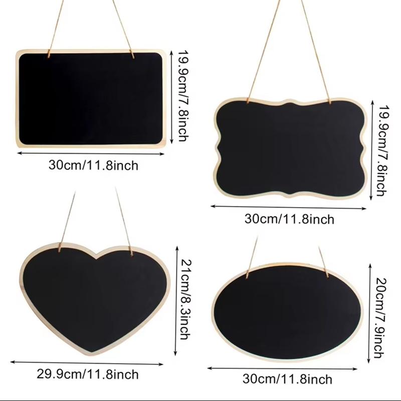 Rustic Wedding Wooden Blackboard Mr Mrs Bridal Shower Decoration Photobooth Birthday Party DIY Home Decor Sign Message Board