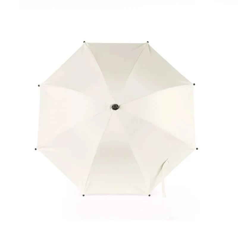 Paraguas plegable para cochecito de bebé, protección UV contra el sol y la lluvia, sombrilla universal ajustable de 360 ​​grados, cubierta parasol para cochecito.