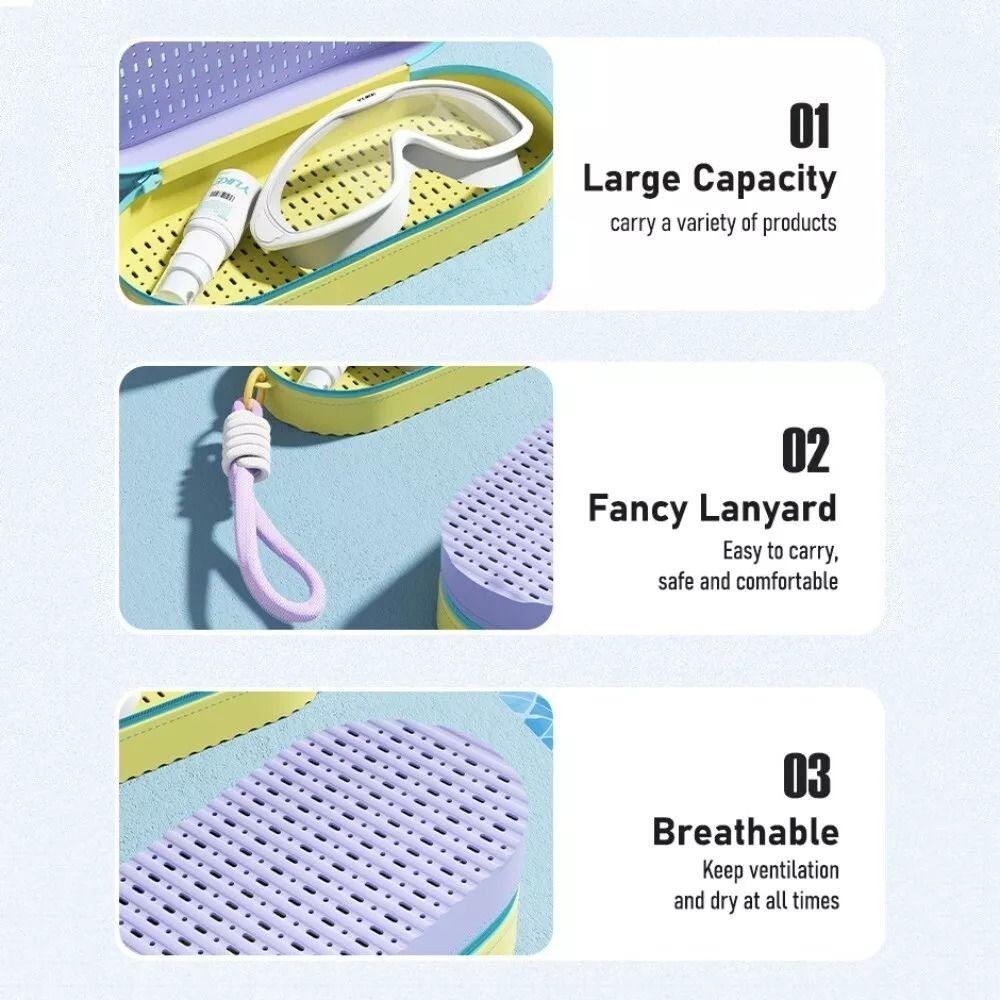 Waterproof Swim Goggle Case Zipper Swimming Goggles Storage Box Glasses Box Swimming Equipment