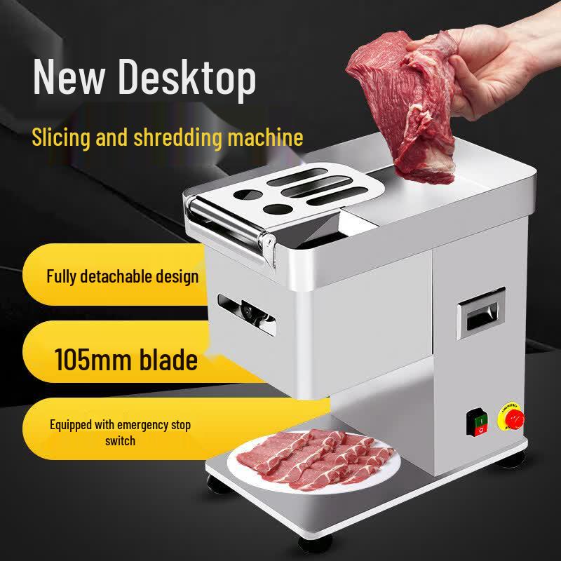JPHZNB Commercial Electric Stainless Steel Meat Slicer