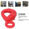 Crane Hooks Slip Hook Safty Lock Self-Locking Eye-Type Safety Lifting Hooks Working Tension 1.12T Slip Hook Safty Lock Slip Hook