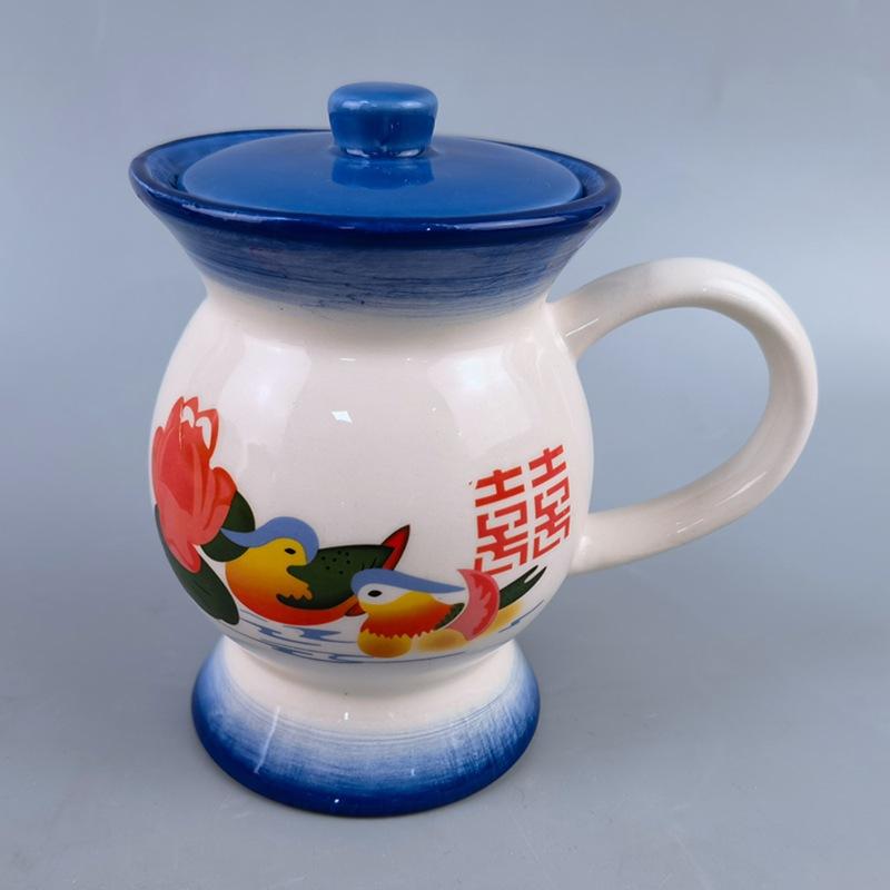 

Смешная чашка плевательница Ностальгическая старомодная чашка с индивидуальностью Керамическая чашка для воды Бытовая кружка Подарок на день рождения Нишевый подарок на день рождения 301-400ml