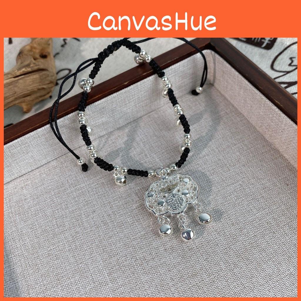 Luxury Rope Red Bracelet With Peace Lock And Bells For Men Women And