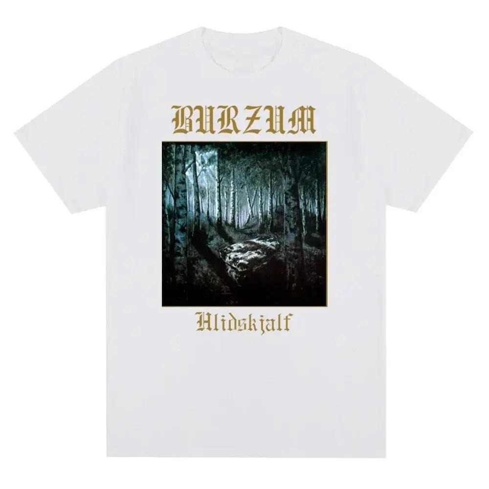 

Vintage Metal Band Burzums Album Cover Print Music T Shirt Men Women Fashion Casual Short Sleeve Plus Size T Shirt Unisex 4XL