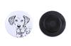 Dalmatian, Carriage Dog, Spotted Coach Dog – Magnet with a Dog's Pupil, Exceptionally Light – Design 01 |