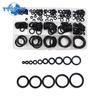 200 Stück Gummi O-Ring Sortiment Nitril Silikon Gummi Unterlegscheibe Dichtung Abdichtung Wasserdicht O-Ring Ring DIY Elektronik Reparaturset
