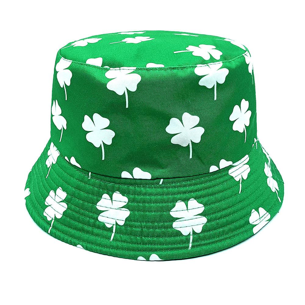 Saint Patrick Floral Digital Print Vintage Style Sun Hat For Spring Party And Outdoor