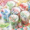 Retro Plant Series Decorative Tape: 6 Designs for Journals & Collage Backgrounds